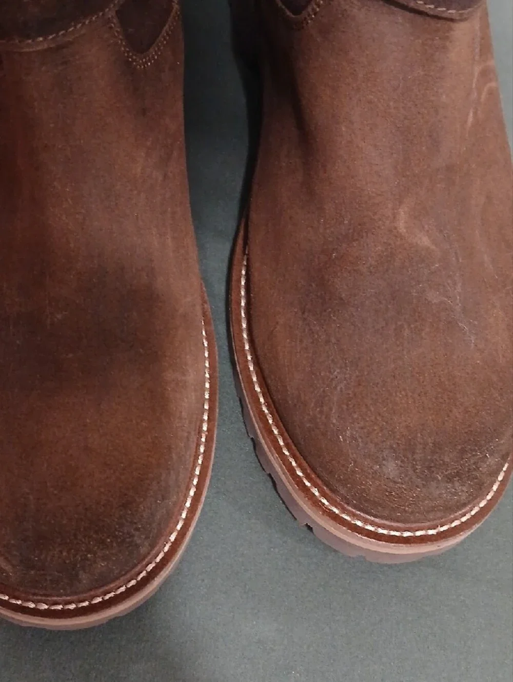 Banana Republic Brown Suede Chukka Zip Boots